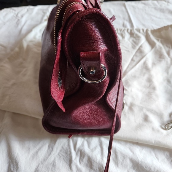 Balenciaga motorcycle bag  medium cranberry - Picture 5 of 8